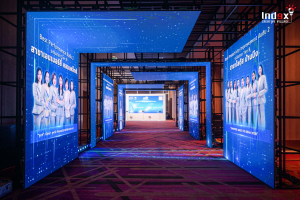  จอ LED Wall ขนาดใหญ่ติดตั้งบริเวณผนังและเพดานในงานอีเวนท์