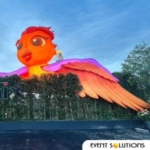 Inflatable รูปนกขนาดยักษ์สร้างแลนด์มาร์กในศูนย์การค้า