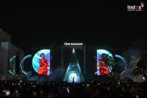  Laser Mapping ในงาน One Bangkok Countdown Concert