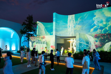 Projection Mapping ฉายภาพกราฟิกลงบนอาคาร