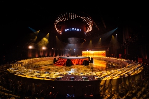 Projection Mapping ทั้งงานอีเวนท์ของ Bvlgari Tubogas