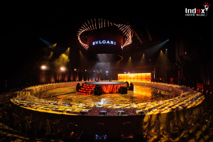  Projection Mapping ทั้งงานอีเวนท์ของ Bvlgari Tubogas