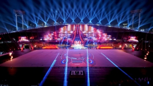 Projection Mapping ในพิธีเปิดมหกรรมกีฬาระดับนานาชาติ