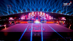  Projection Mapping ในพิธีเปิดมหกรรมกีฬาระดับนานาชาติ