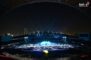  การแสดง Laser Mapping ขนาดใหญ่ในสนามกีฬาของ SEA Games