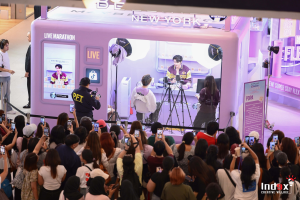 Live streaming at an event with audiences engaging in real-time