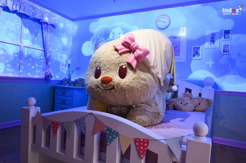buttery-world-butterbear-exhibition-bedroom-installation